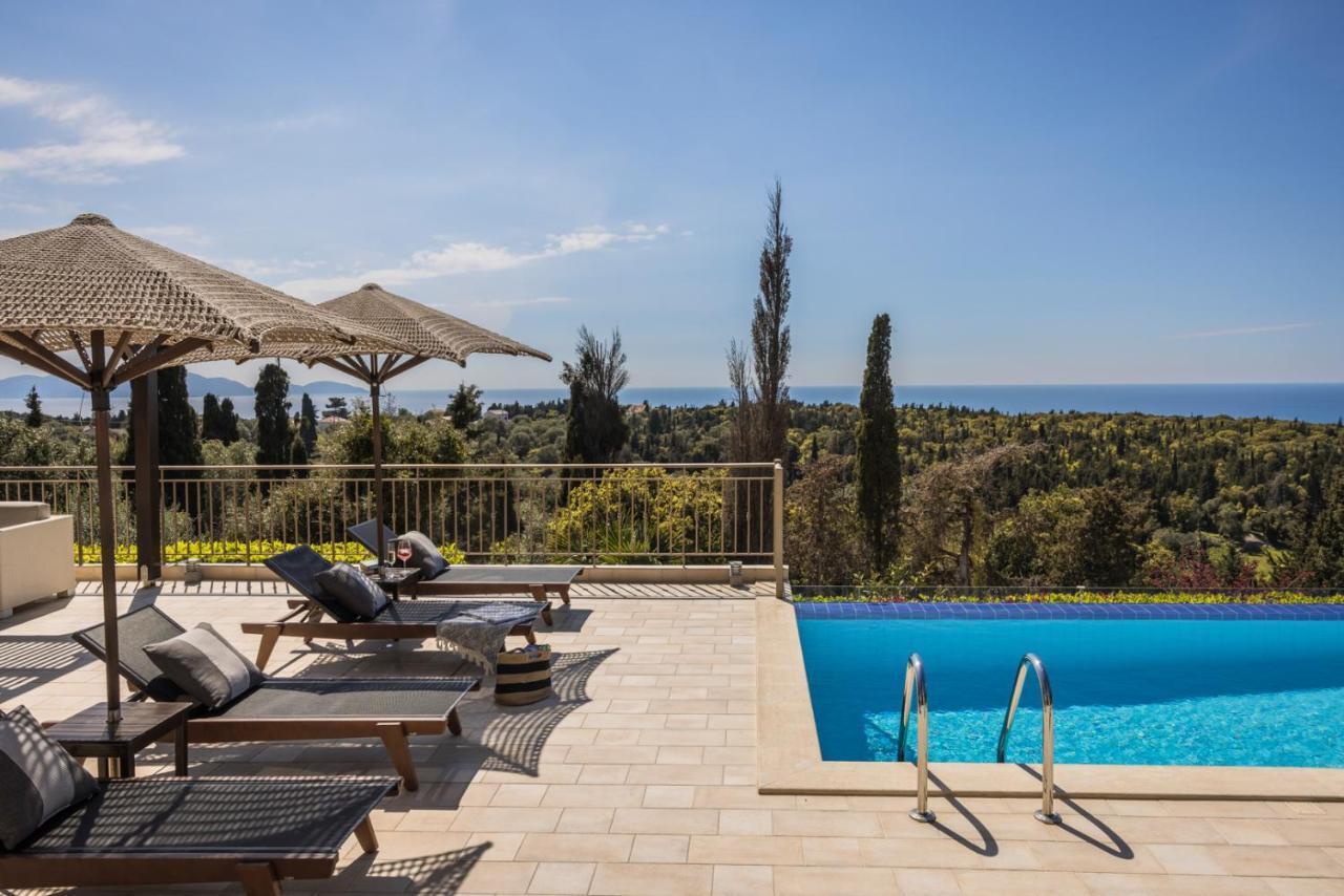 Luxury Villa Karmaniolos Fiskardo Kefalonia Bagian luar foto