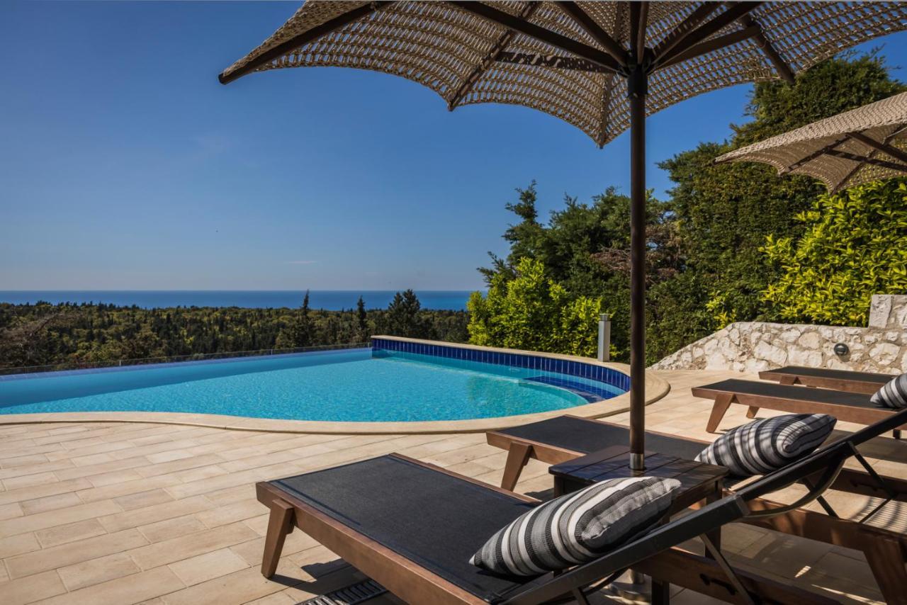 Luxury Villa Karmaniolos Fiskardo Kefalonia Bagian luar foto