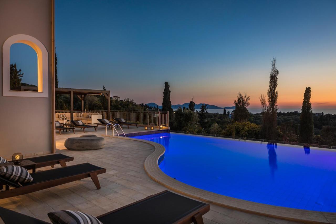 Luxury Villa Karmaniolos Fiskardo Kefalonia Bagian luar foto