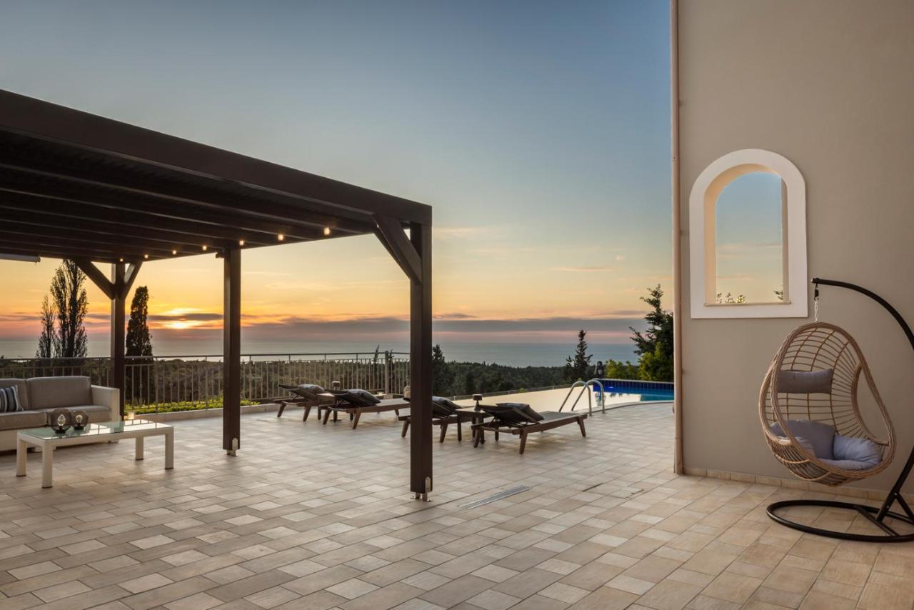 Luxury Villa Karmaniolos Fiskardo Kefalonia Bagian luar foto