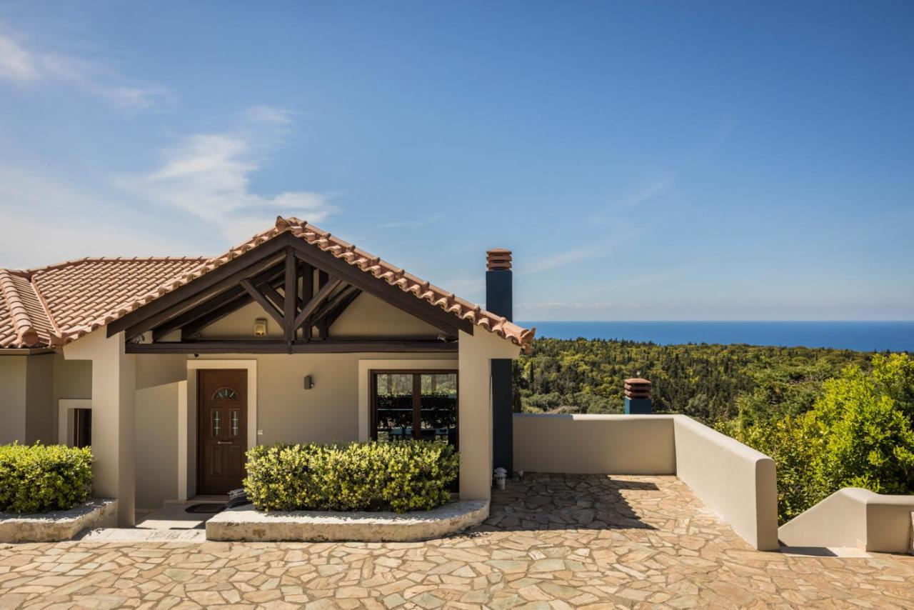 Luxury Villa Karmaniolos Fiskardo Kefalonia Bagian luar foto