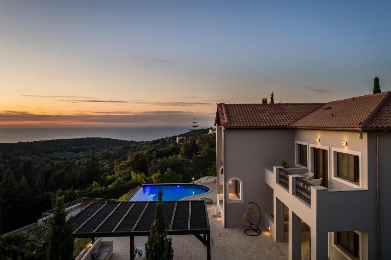 Luxury Villa Karmaniolos Fiskardo Kefalonia Bagian luar foto