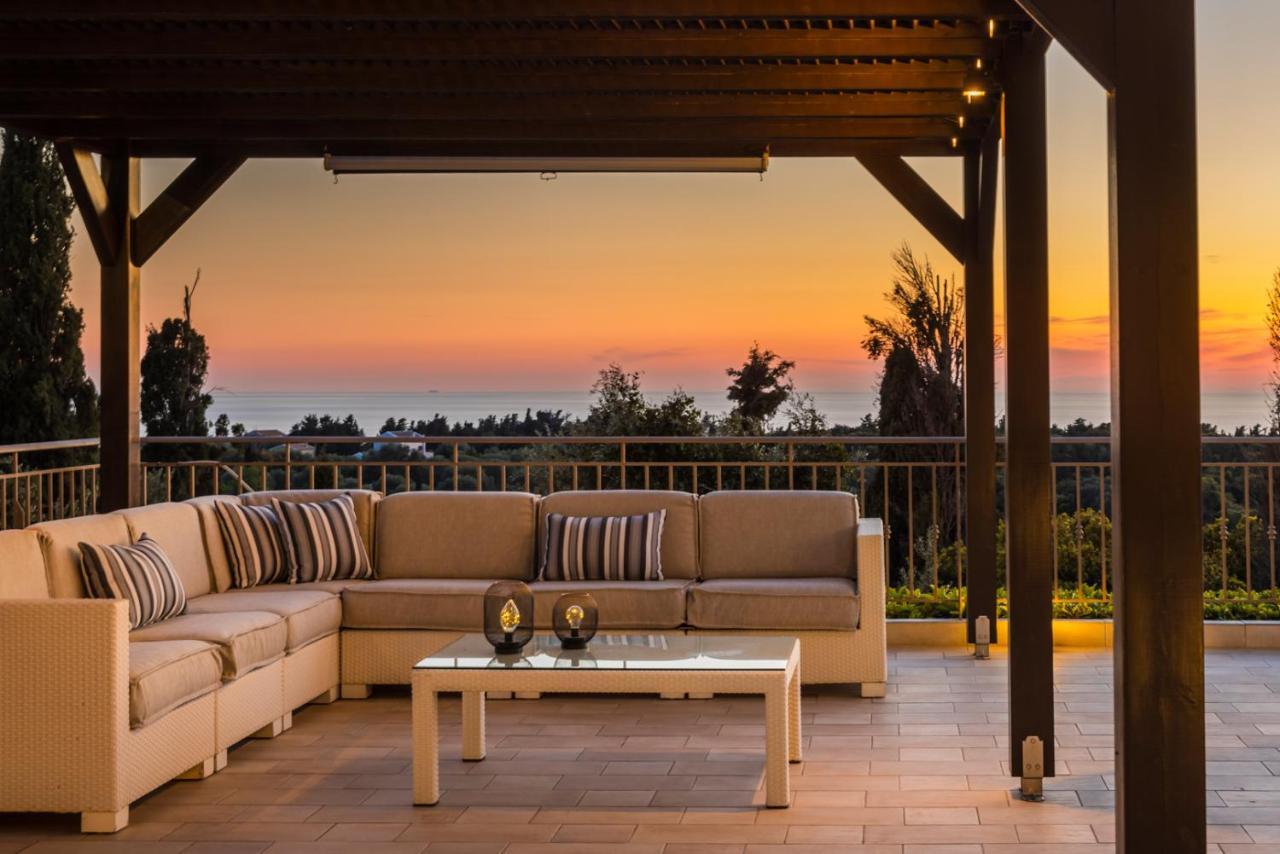 Luxury Villa Karmaniolos Fiskardo Kefalonia Bagian luar foto