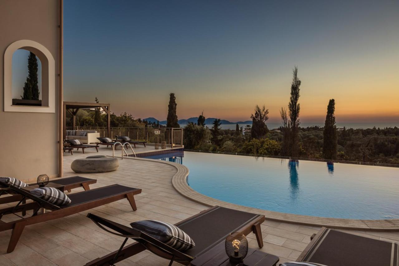 Luxury Villa Karmaniolos Fiskardo Kefalonia Bagian luar foto