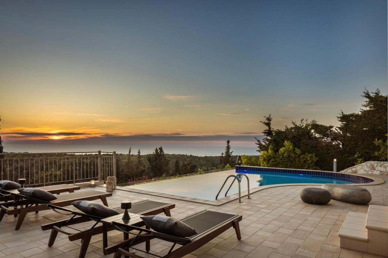 Luxury Villa Karmaniolos Fiskardo Kefalonia Bagian luar foto