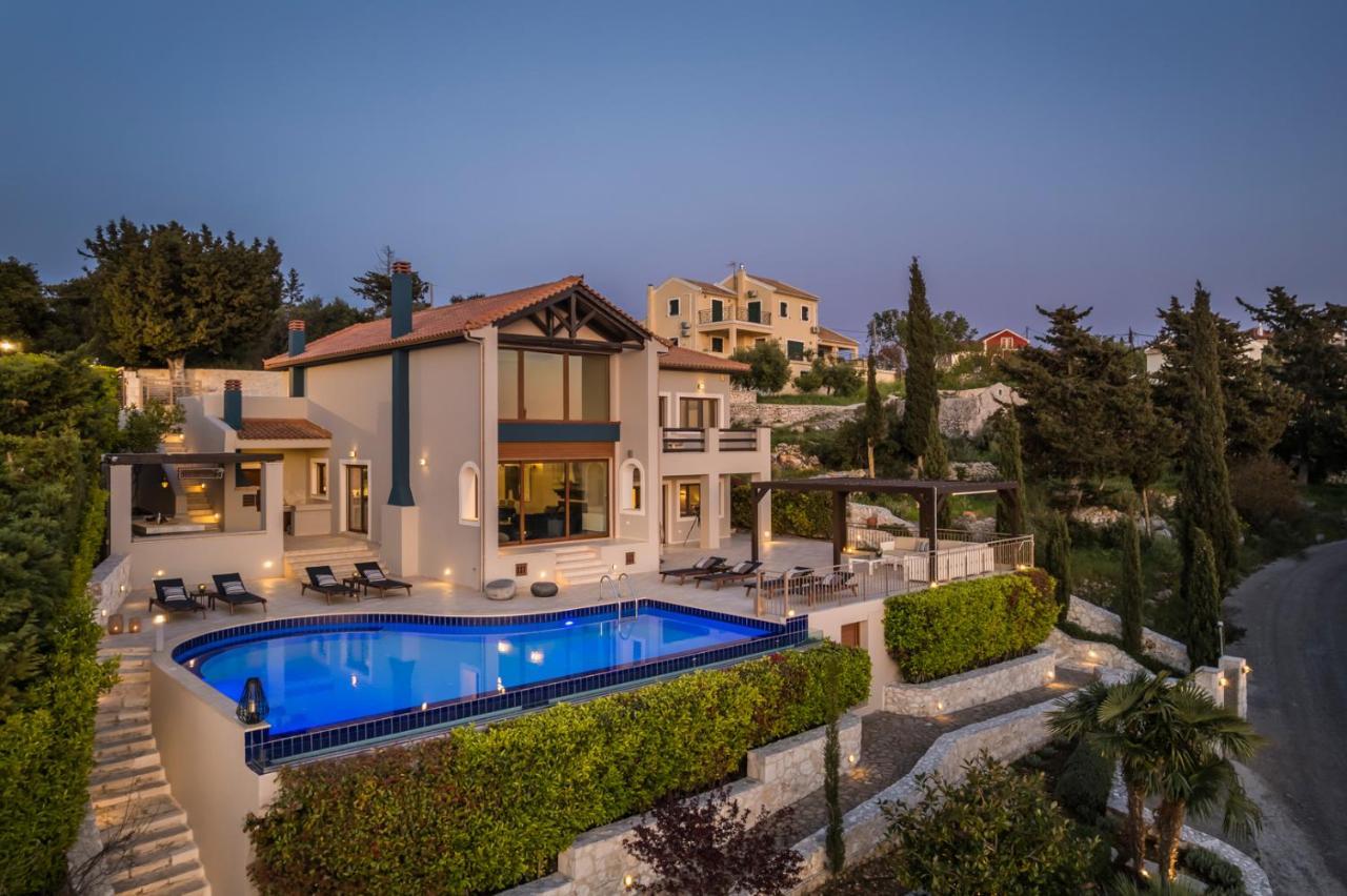 Luxury Villa Karmaniolos Fiskardo Kefalonia Bagian luar foto