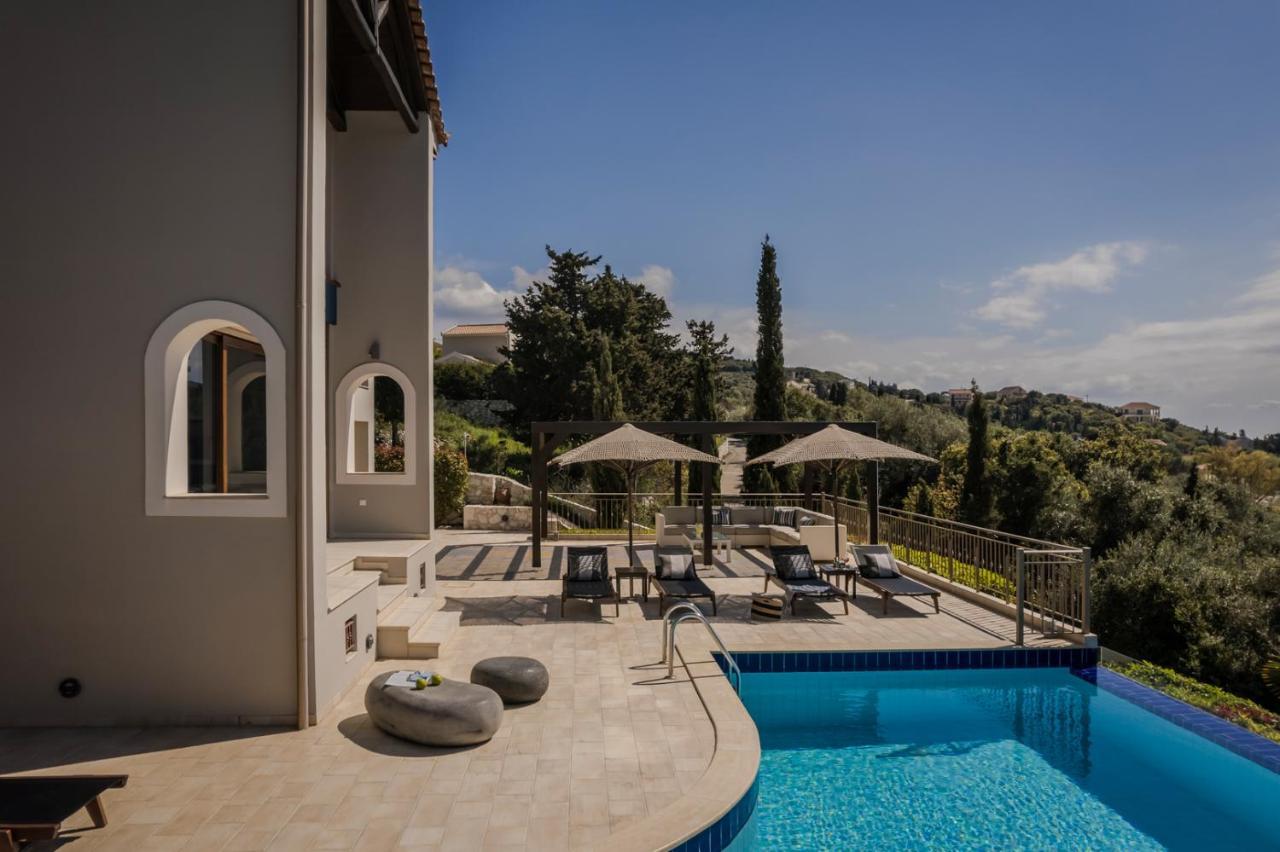 Luxury Villa Karmaniolos Fiskardo Kefalonia Bagian luar foto