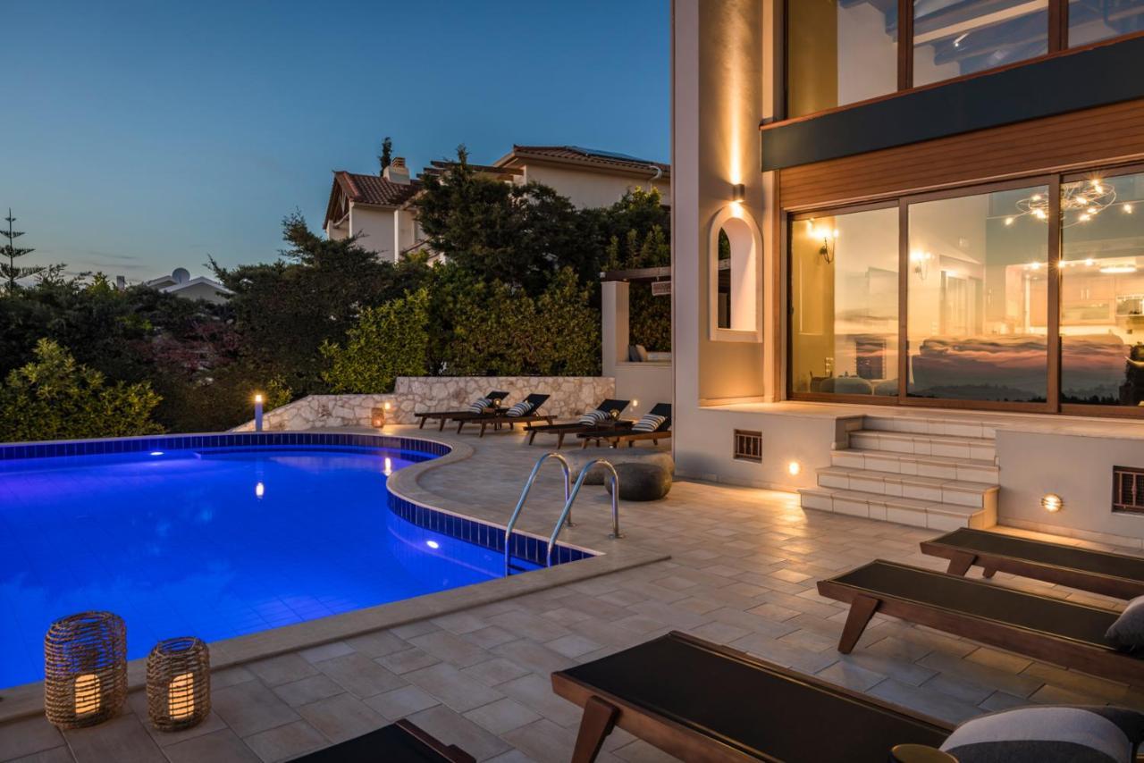 Luxury Villa Karmaniolos Fiskardo Kefalonia Bagian luar foto